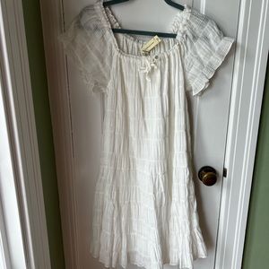 Max Studio white dress new with tags